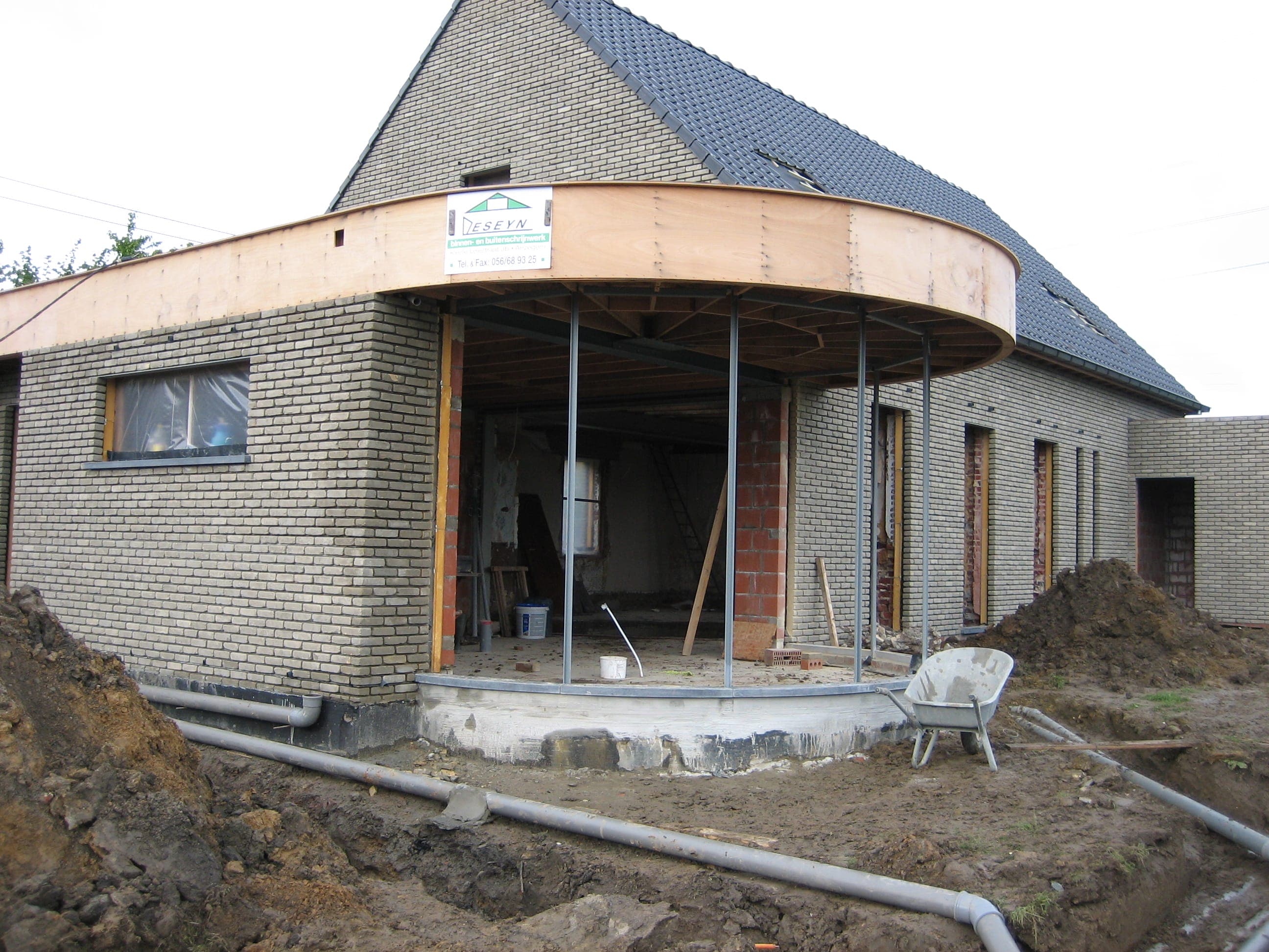 Nieuwbouw afwerking Etikhove