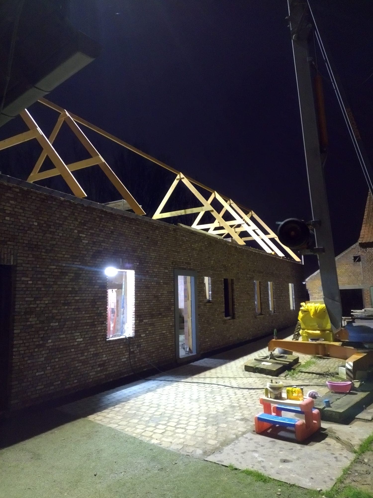 Afwerking bouwproject Maarkedal