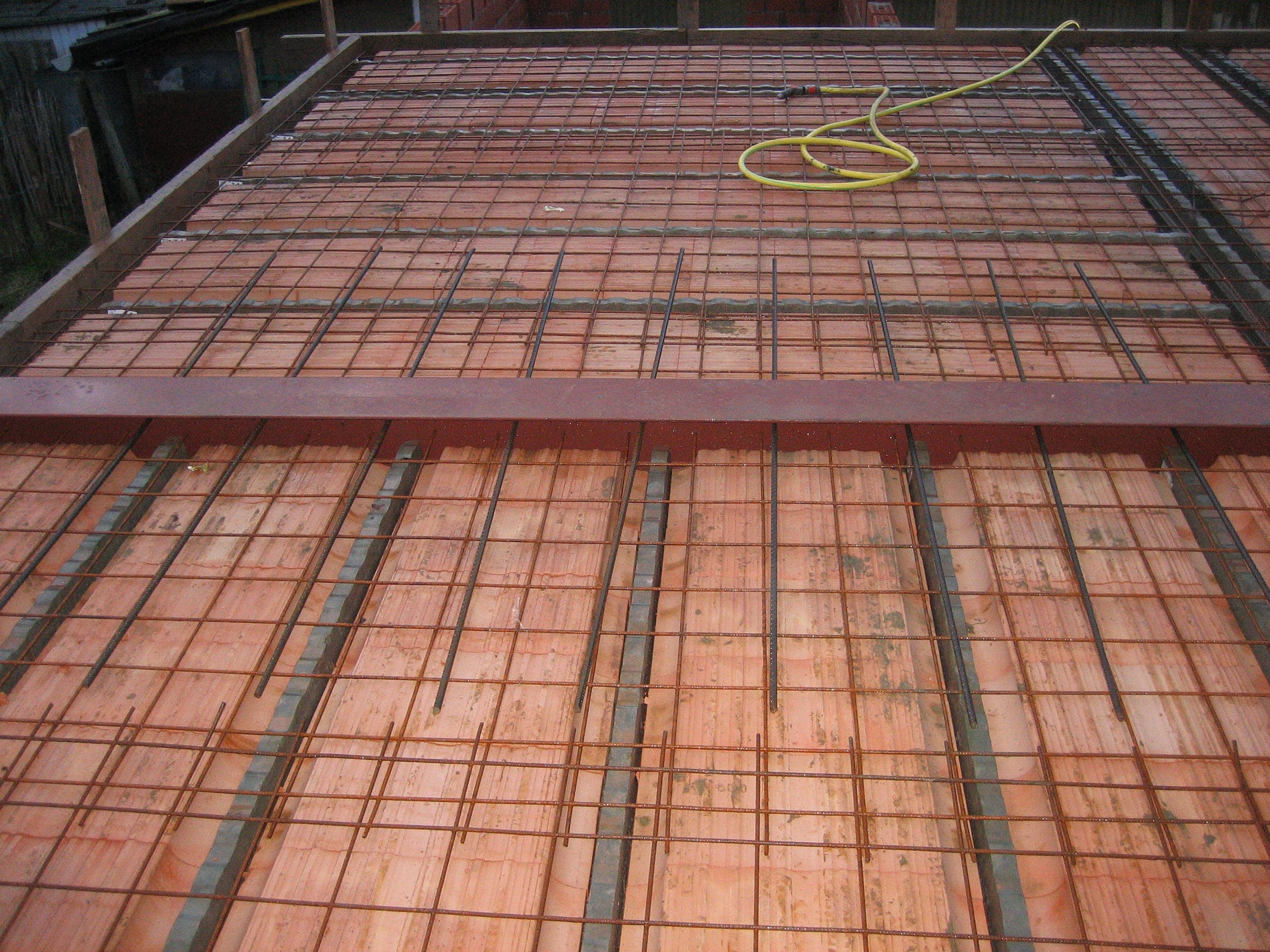 Betonwerken op de werf